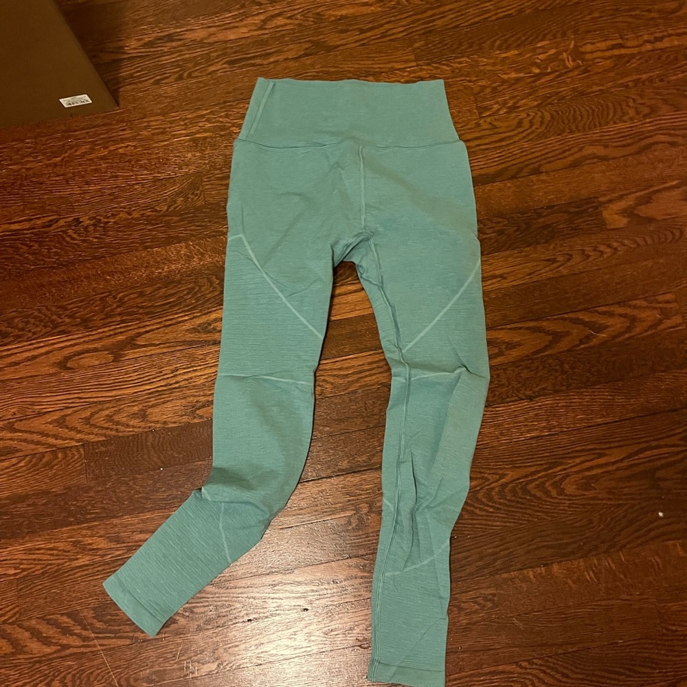 Baby blue/green leggings